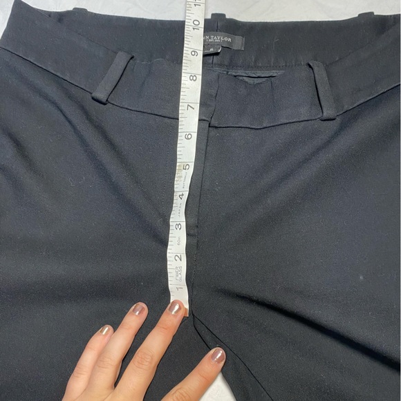 Ann Taylor Heavyweight Stretchy Straight Skinny Leg Dress Pants Trousers 6 - Picture 3 of 11